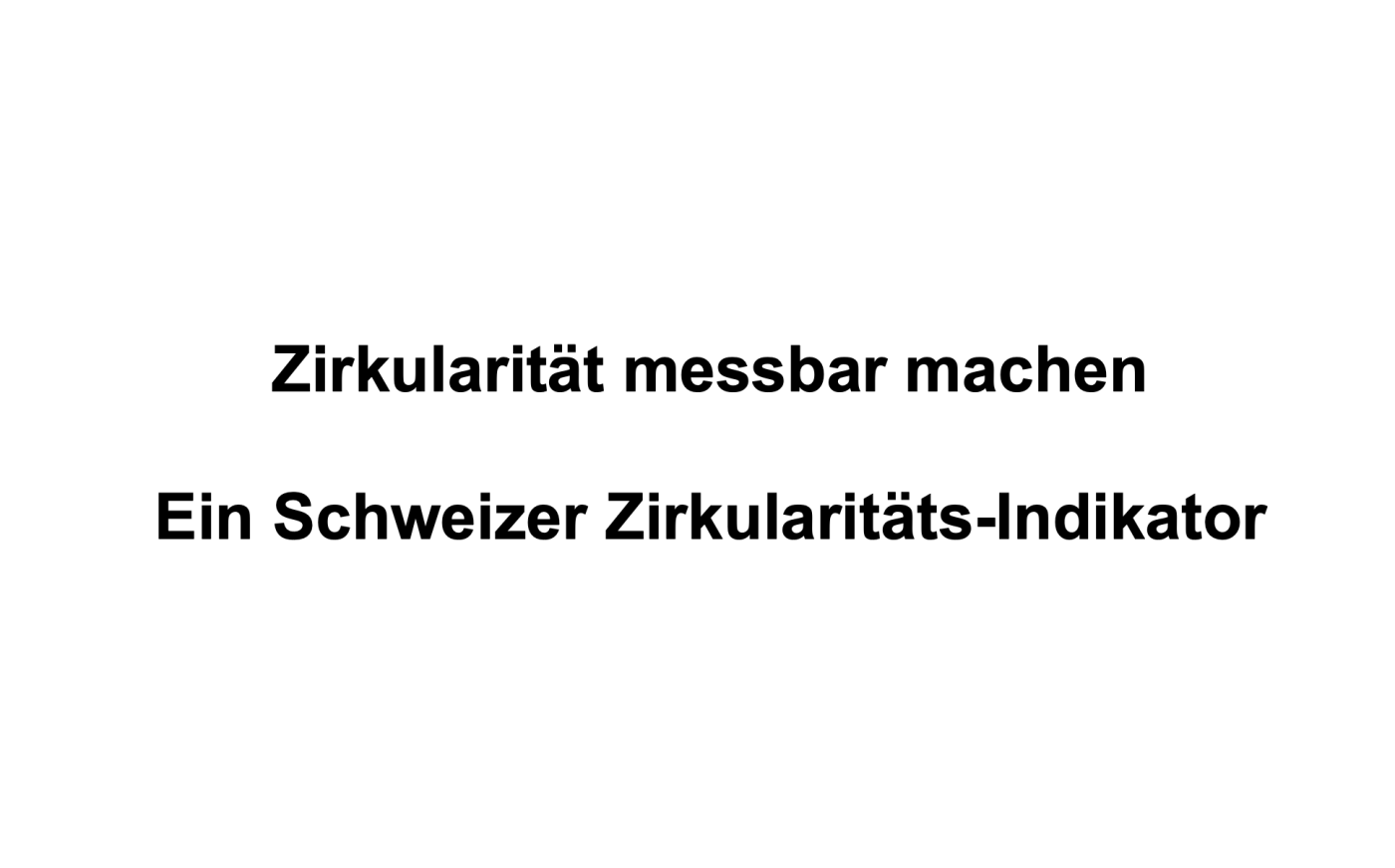 Leitfaden Zirkularität