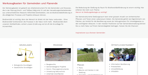 Werkzeugkasten Biodiversität